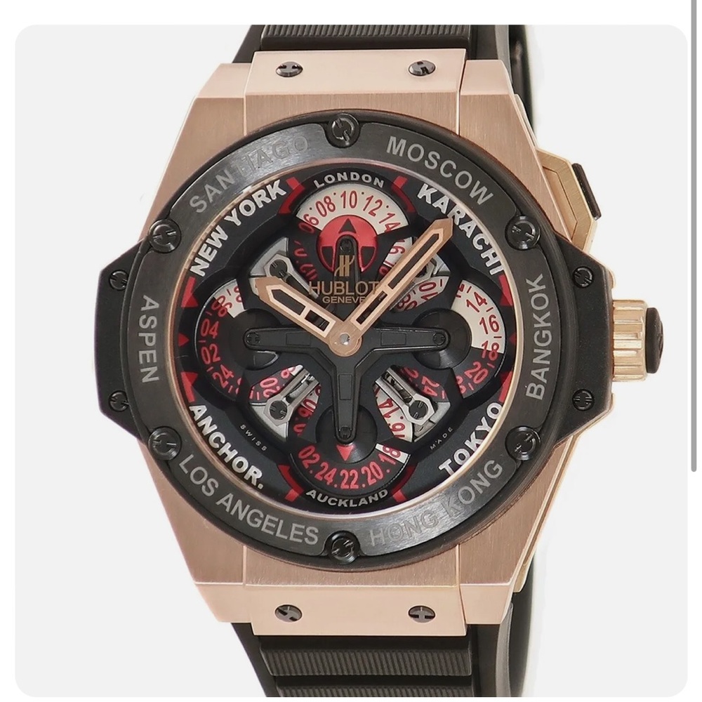 Hublot hublot King Power Unico GMT 771.OM.1170.RX K18KG×SE TO110726